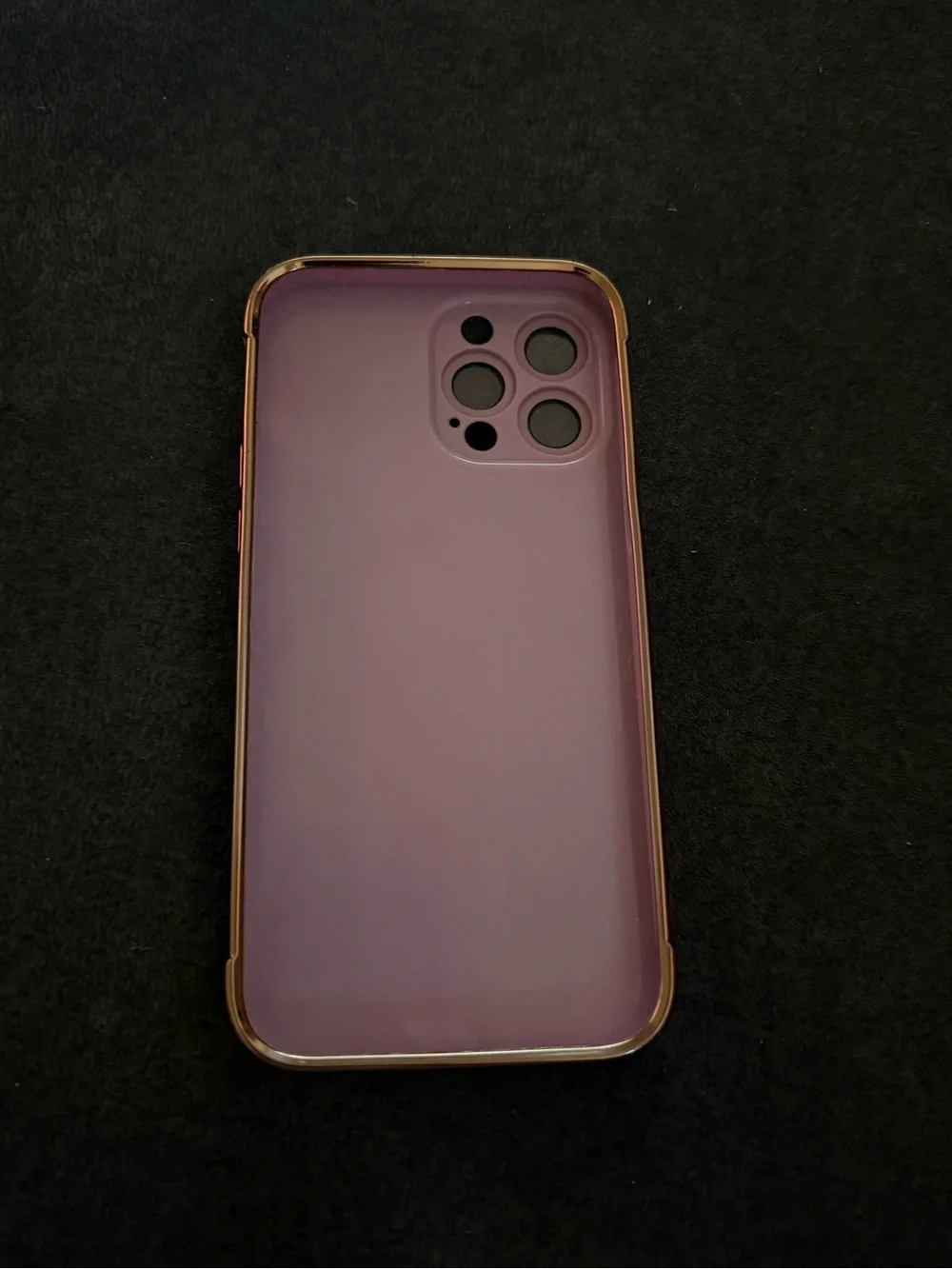Purple Astronaut Phone Case with Gold Trim - Compatible Cell Phone Accessory